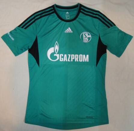 13-14 Schalke 04 Away Green Jersey Shirt - Official Replica 2698