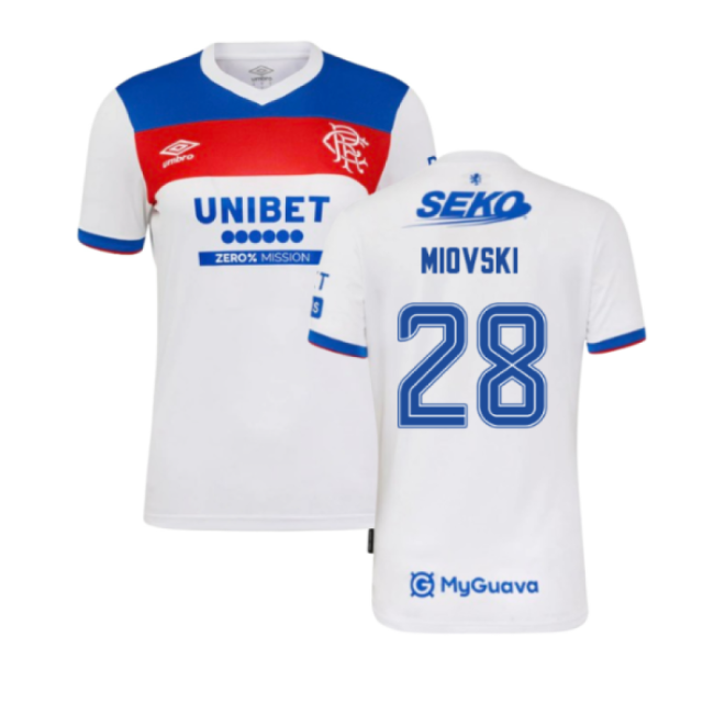 Replica Rangers Fc Miovski #28 Authentic Design Latest Edition Shirt