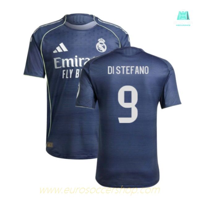 2025-2026 Real Madrid Authentic Away Shirt (Di Stefano 9)