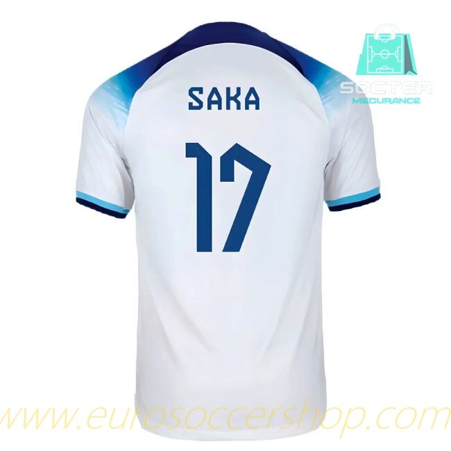 2022-2023 England Home Jersey (Saka 17)