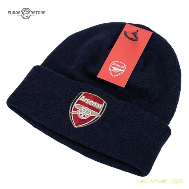 Authentic Arsenal Fc Navy Cuff Beanie - Premium Quality Football