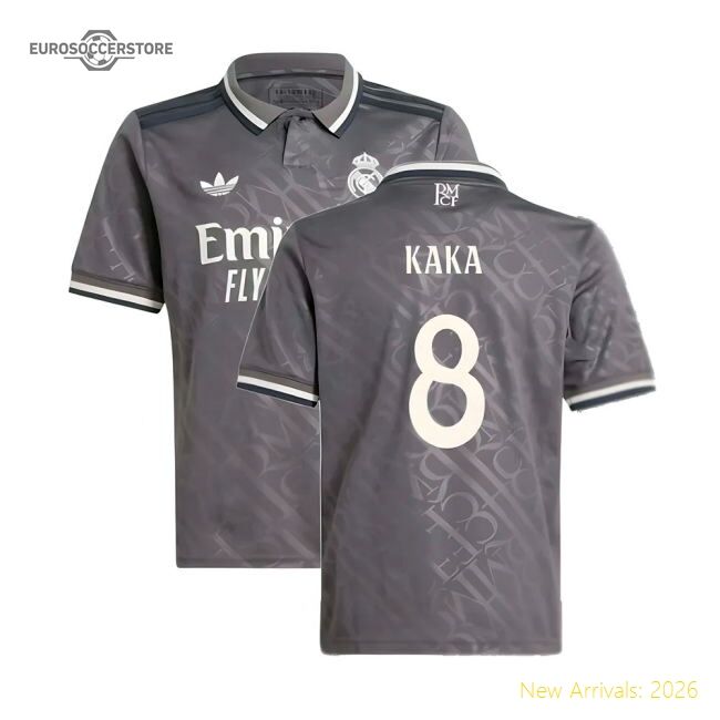 Luxury 2024-2025 Real Madrid Alternative Jersey (kids) (kaka 8)