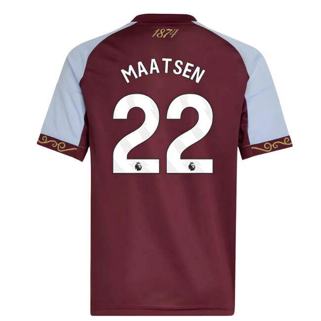 2025-2026 Aston Villa Home Shirt (Kids) (Maatsen 22)