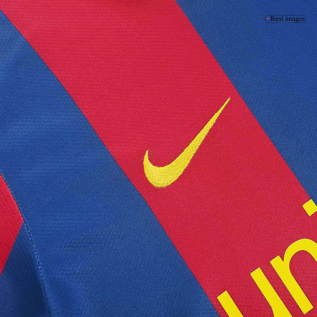 Retro DAVID VILLA #7 2010/11 Barcelona Home Soccer JerseyAuthentic Kit