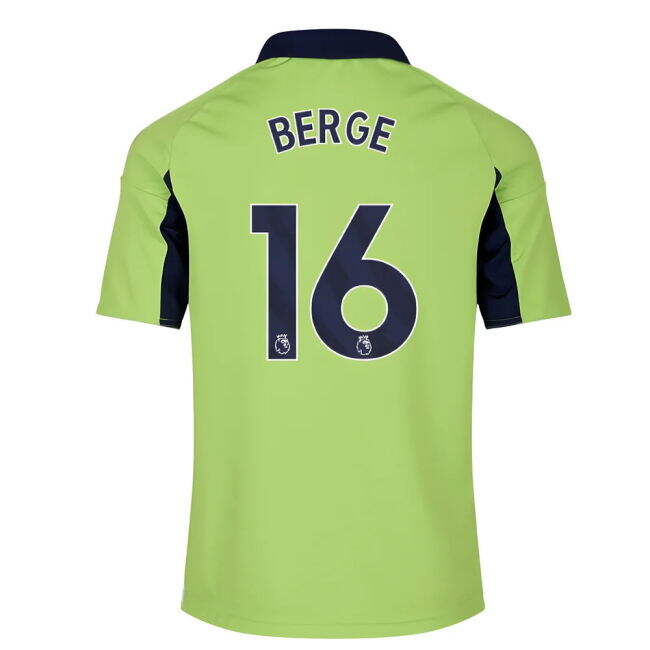 Fulham Fulham Away Shirt Kids Berge #16 Superior Craftsmanship Off...