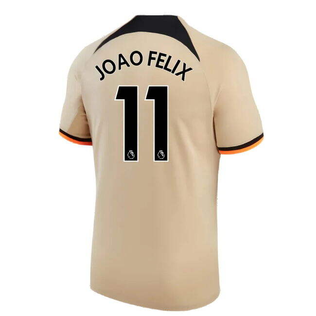 2022-20 Chelsea Authentic Third Soccer Jersey JOAO FELIX 11 L S