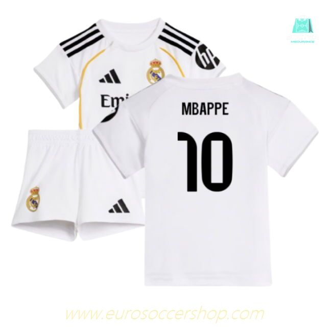 2025-2026 Real Madrid Home Baby Kit (Mbappe 10)