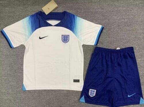 Elite Series Kids England World Cup 2022 Home Kit ShirtShorts