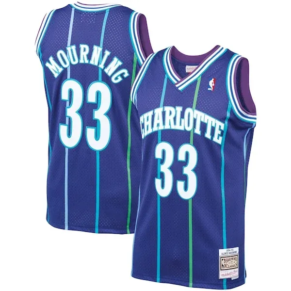 Alonzo Mourning CHA Swingman Jersey - premium player-jersey casual