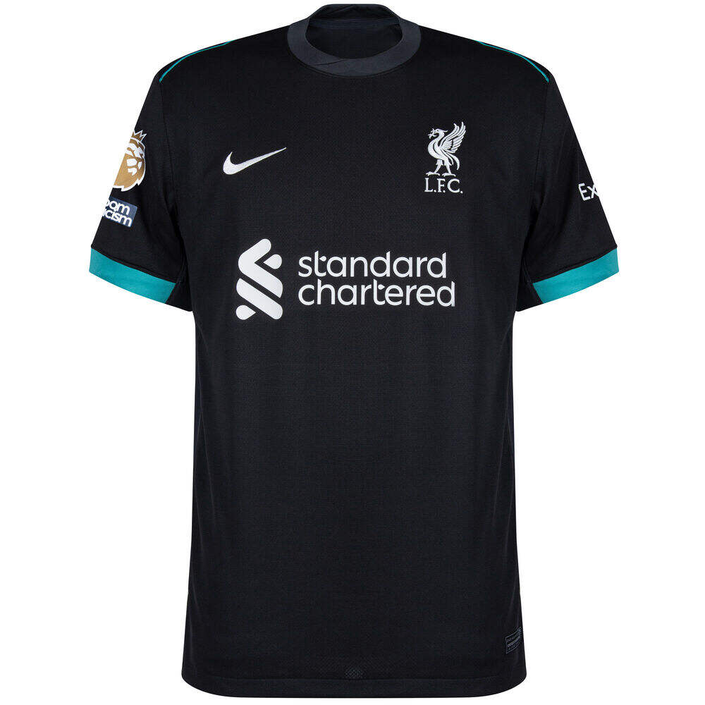 Liverpool Away Children Football Jersey 2024-25 Edition Winners Trophy