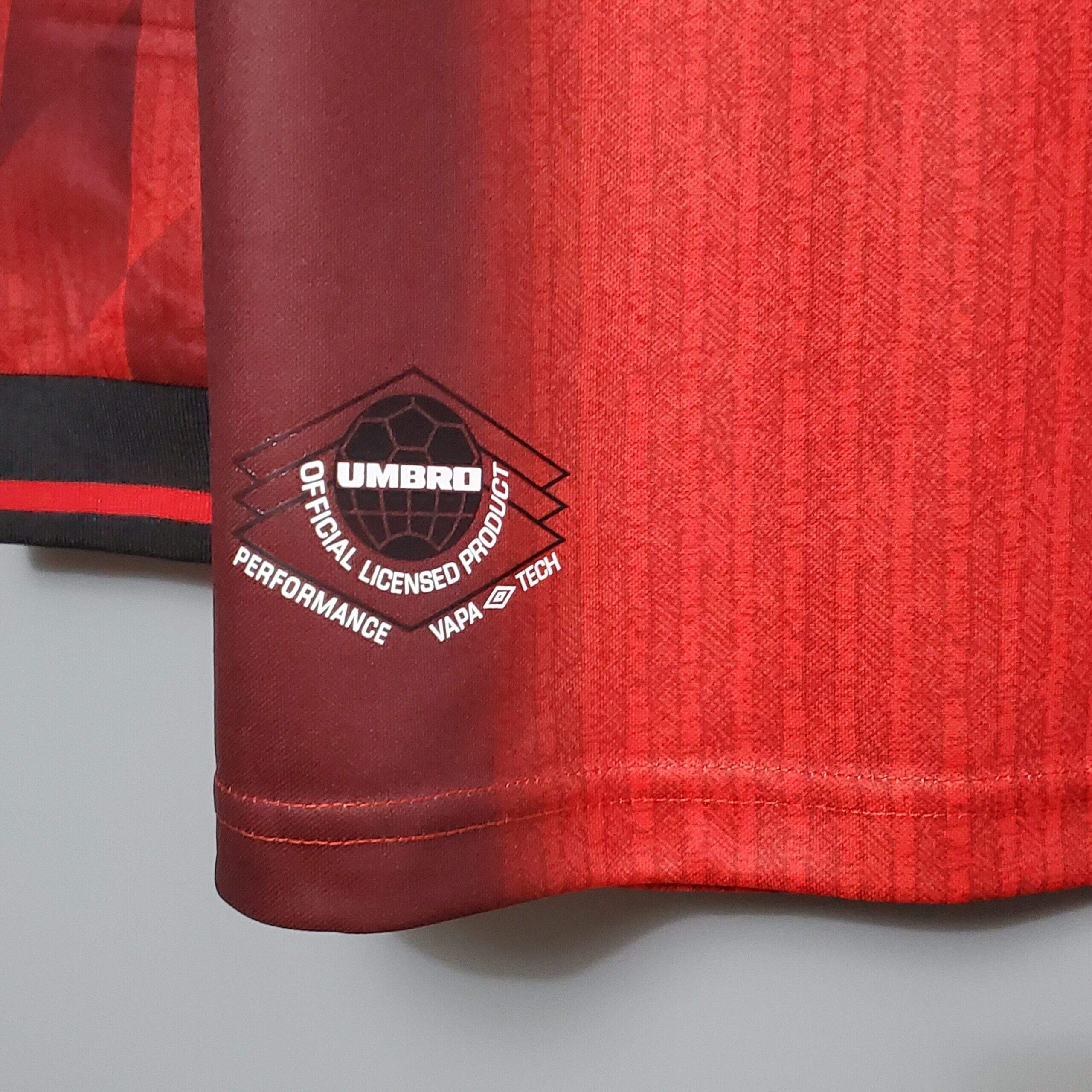 1996-1997 Man United home retro kit long sleeve