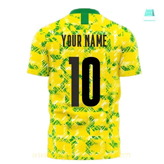 Norwich 1990s Home Concept Football Kit (Libero) (Your Name)