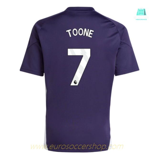 2025-2026 Man Utd Training Jersey (Aurora Plum) - Kids (Toone 7)
