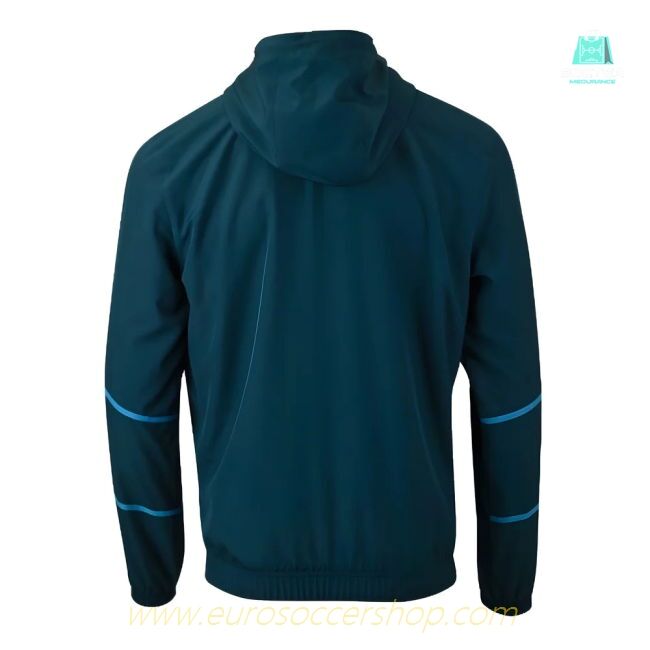 2024-2025 Marseille Prematch Woven Jacket (Blue)