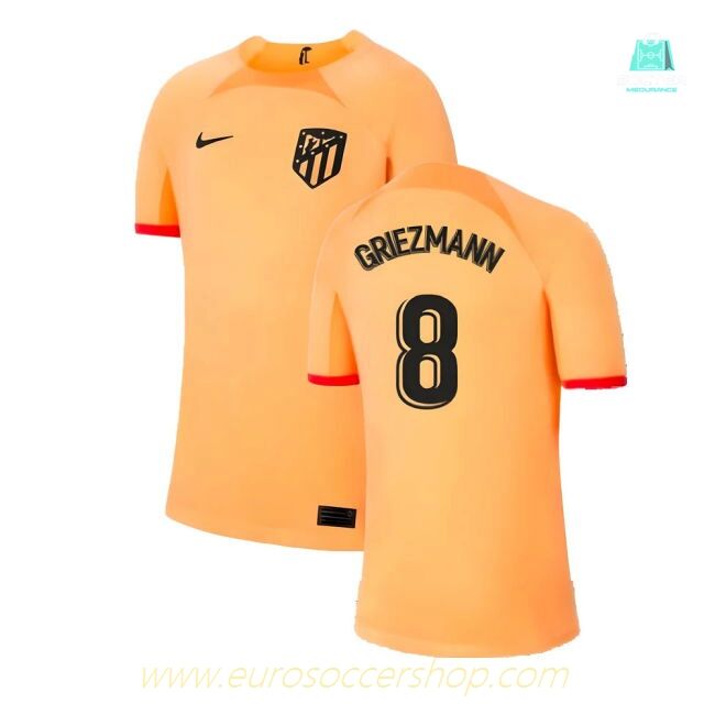 2022-2023 Atletico Madrid Third Shirt (Kids) (GRIEZMANN 8)