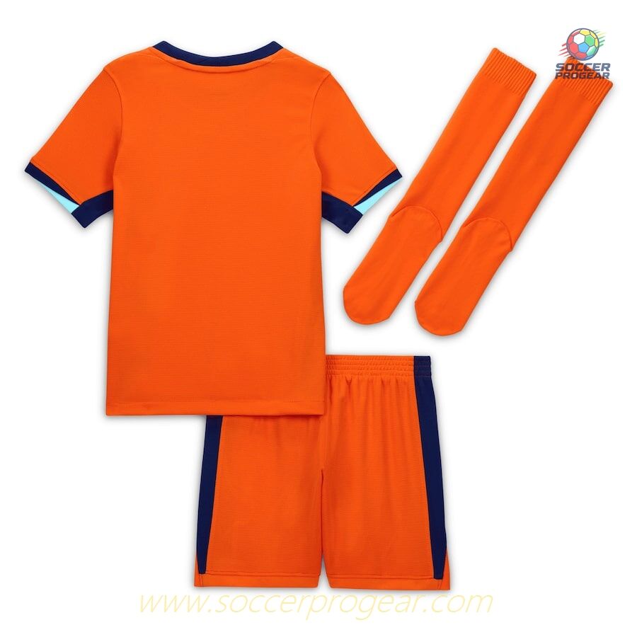 Netherlands Home Football Shirt Kids Team Jersey 2024-2025 Edition Season