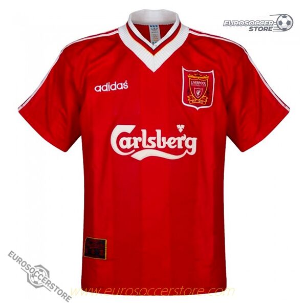 Retro Home Football Jersey of Liverpool FC for the 1995-1996 Season