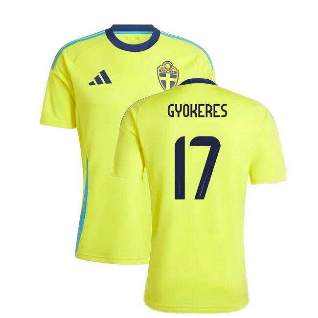 2024-2025 Sweden Home Fan Shirt (GYOKERES 17)