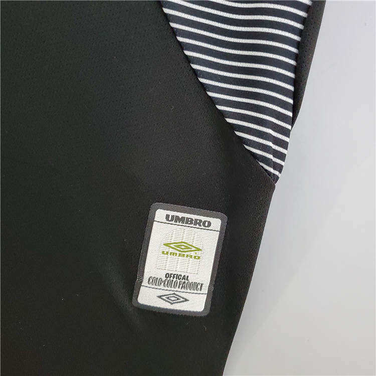 Colo-Colo Retro Soccer Jersey 2006 Black Away Football Shirt -