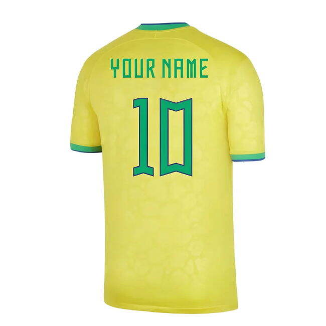 Brazil Football Squad Sleek Home Team Kit