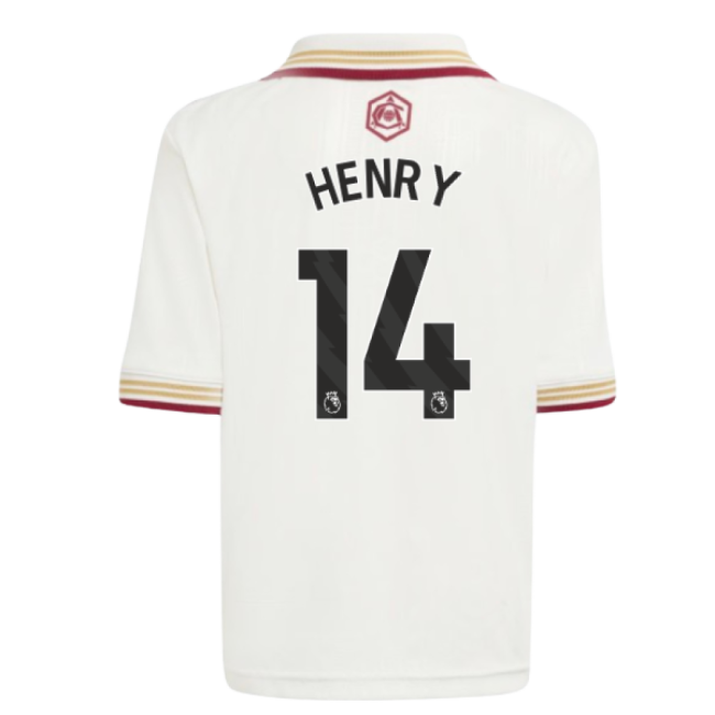 2025-20 Arsenal Third Football Kit Henry Printing L M S