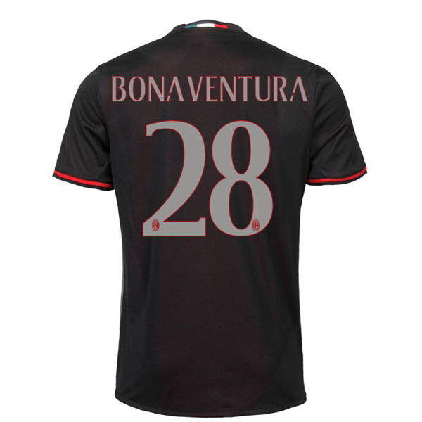 AC Milan Home 201617 BONAVENTURA 28 Shirt - Official Replica 9731