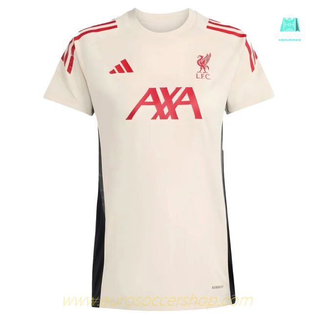 2025-2026 Liverpool Training Jersey (White) - Womens