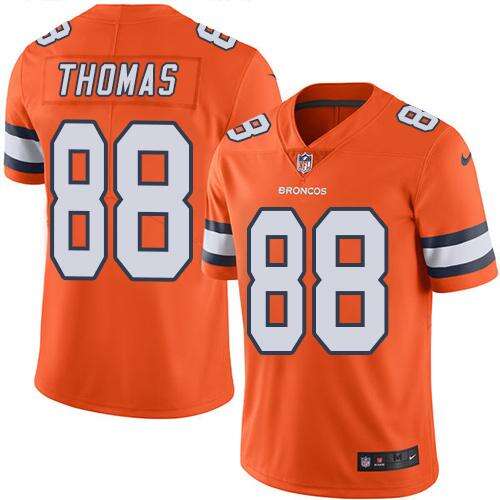 None #None Orange None Limited NFL Jersey game day
