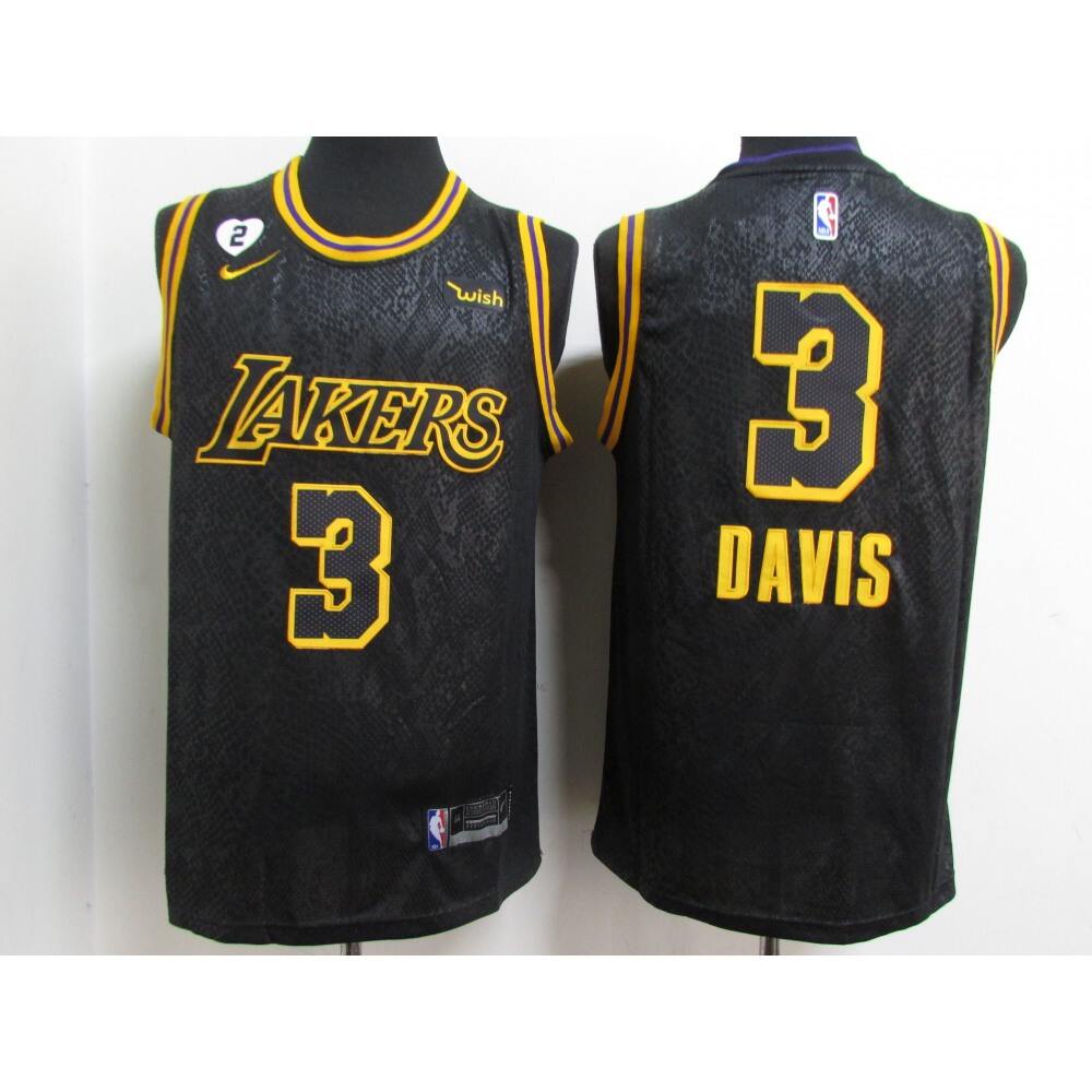 Los Angeles Lakers 3 Black Jersey - City Edition - Fan Favorite