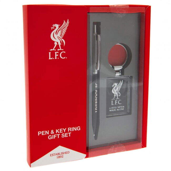 vintage Liverpool FC Pen & Keyring Set