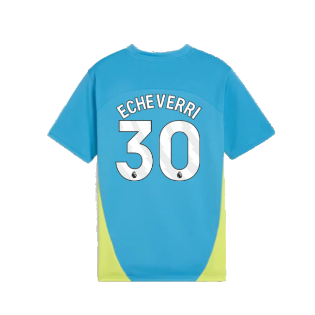 Man City Training Football Shirt 2024-20 - Echeverri 30 L M S Kids