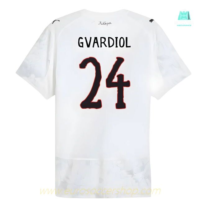 2025-2026 KIDSUPER x Manchester City CWC Authentic Shirt (White) (Gvardiol 24)