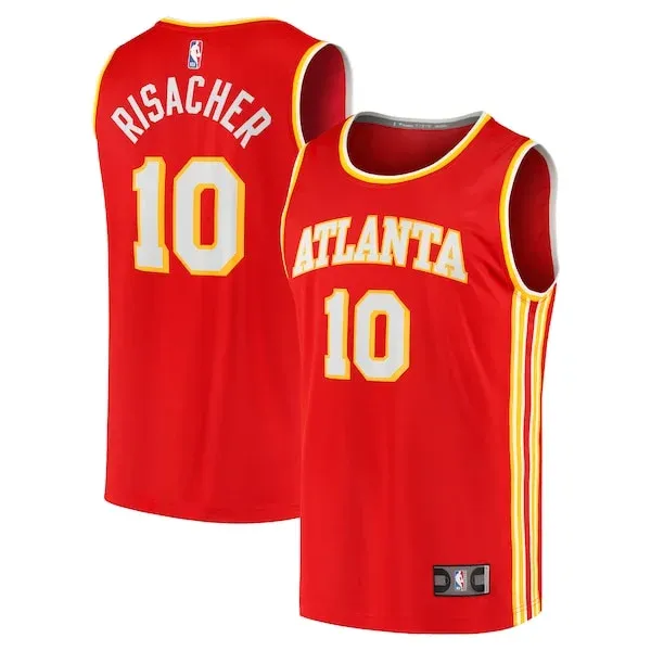 Zaccharie Risacher ATL Fast Break Jersey - top-tier NBA - Red