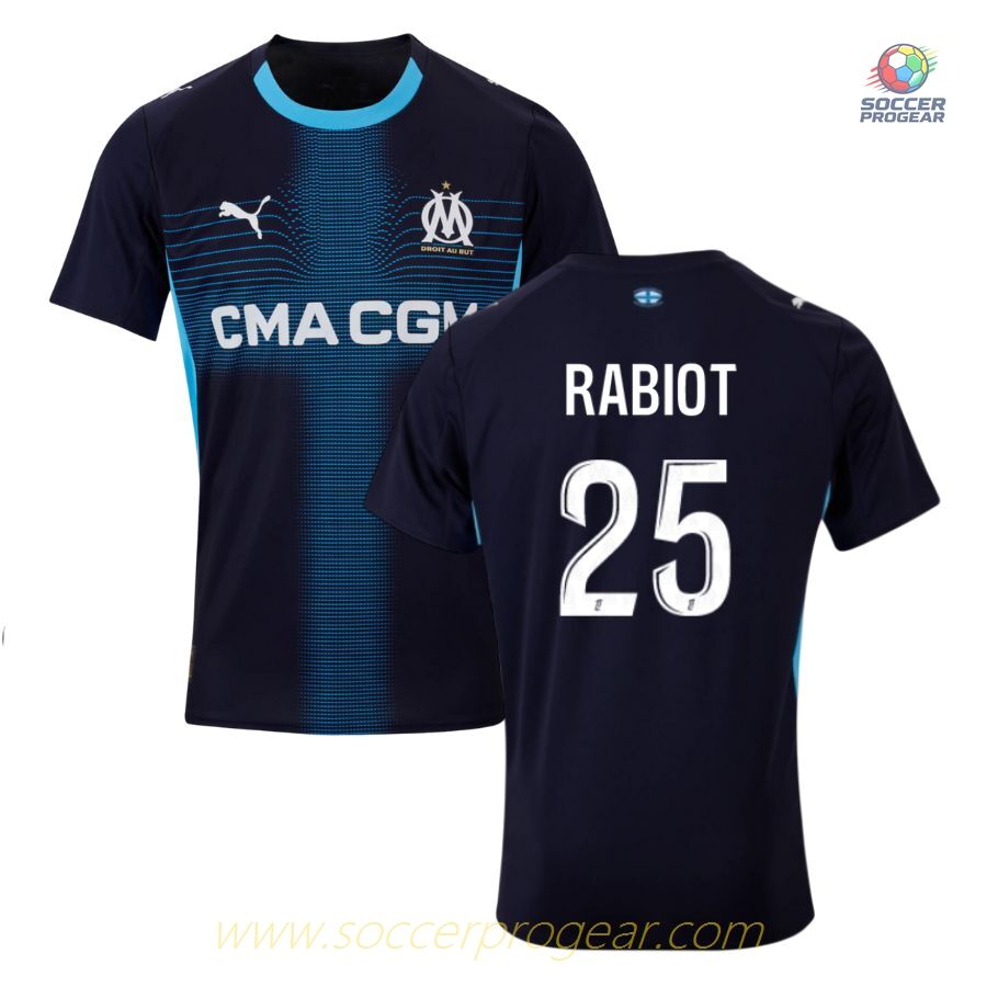 OM Replica Away Team Football Jersey 2025-2026 Season Rabiot
