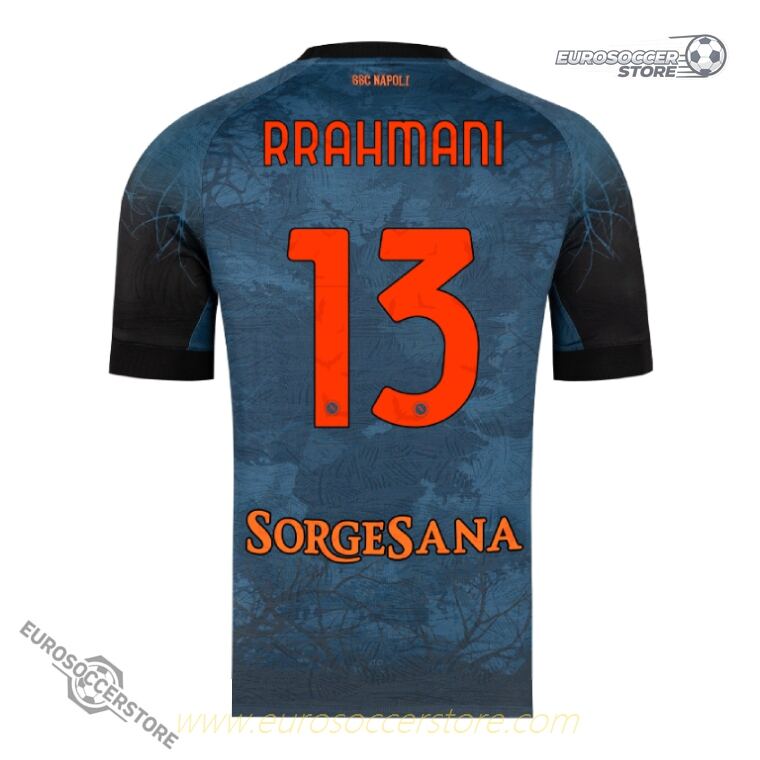 Napoli Halloween RRAHMANI 13 Football Jersey 25-26 Season