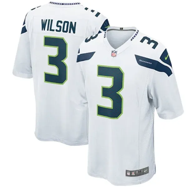 Seattle Seahawks Game Football Jersey - White S | premium jersey