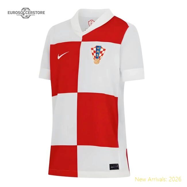 Official Croatia 2024-2025 Home Jersey (cro) Ventilation