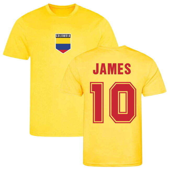 Player James Colombia Training Shirt (Yellow) Football Team