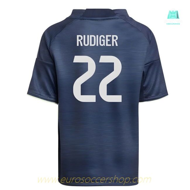 2025-2026 Real Madrid Away Mini Kit (Rudiger 22)