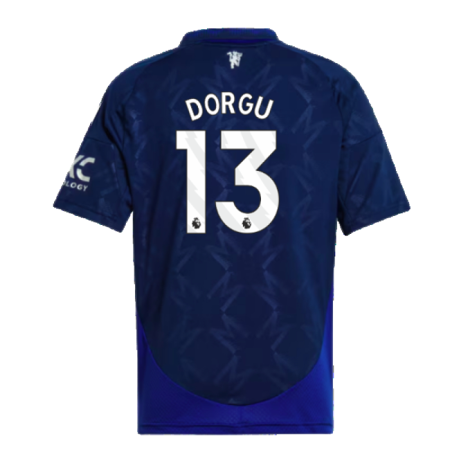 Official 2024-2025 Man Utd Away Shirt (kids) (dorgu 13) - Premium