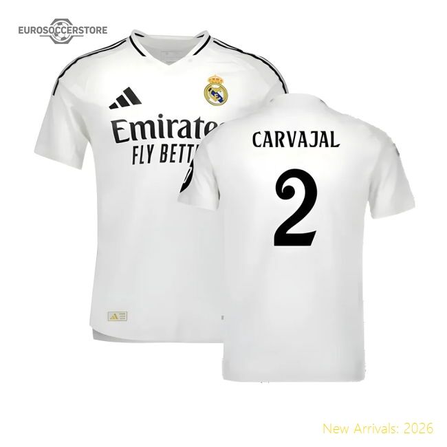 2024-2025 Real Madrid Authentic Home Jersey (carvajal 2)