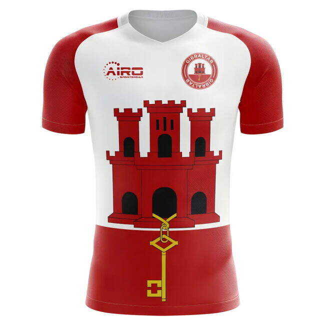 Convenient 2025-2026 Gibraltar Home Concept Football Shirt - Baby Playful