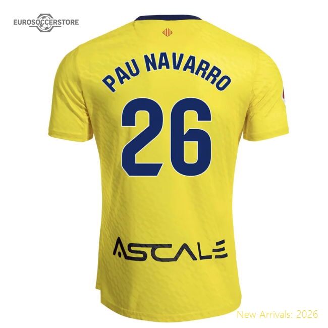 Top-tier Football Club Home Pau Navarro Jersey Performance