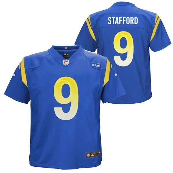 Los Angeles Rams Game Football Jersey - Royal S | team apparel