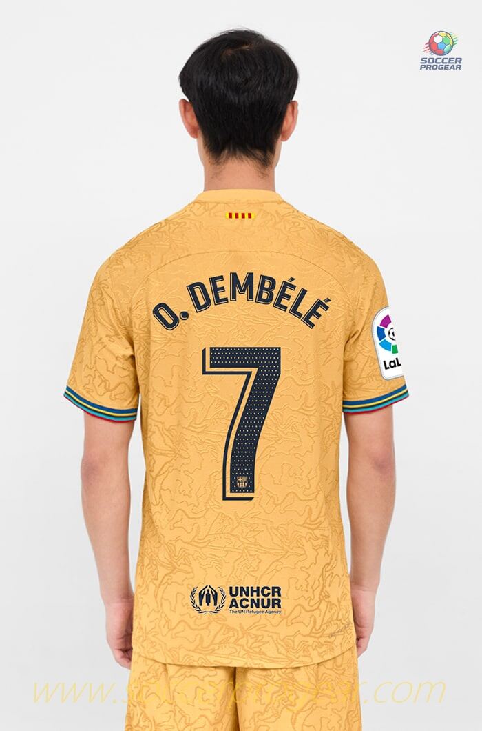 FC BARCELONA LaLiga Santander AWAY JERSEY 2022-23 DEMBELE