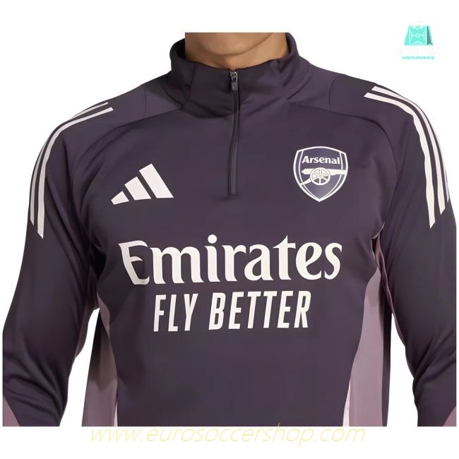 2024-2025 Arsenal Training Top (Aurora Black)