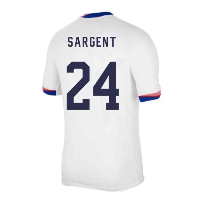 Original Replica USA Home Fan Jersey for Adults (SARGENT 24)