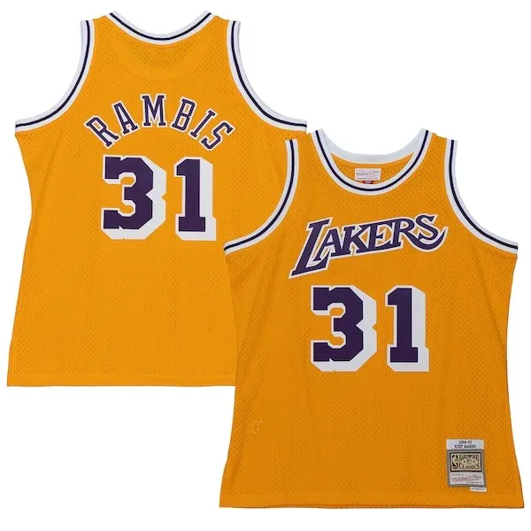Kurt Rambis LAL Swingman Jersey - premium player-jersey casual