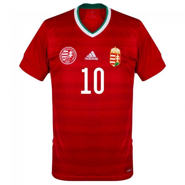 Hungary Euro 2020 Home Red Soccer Jersey Football Shirt Szoboszlai 10
