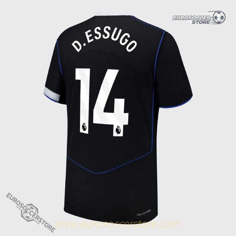 D. ESSUGO #14 Chelsea Third Jersey 25-26 Season (Player Version)